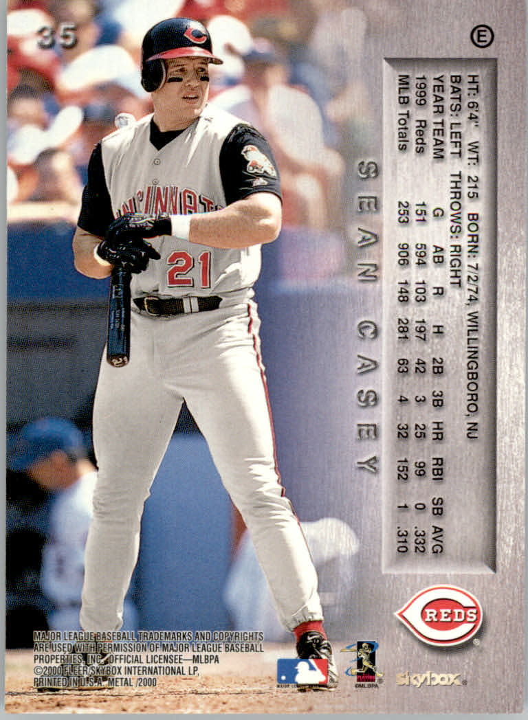2000 Metal Baseball "Emerald" Parallel Cards - Picture 18 of 112