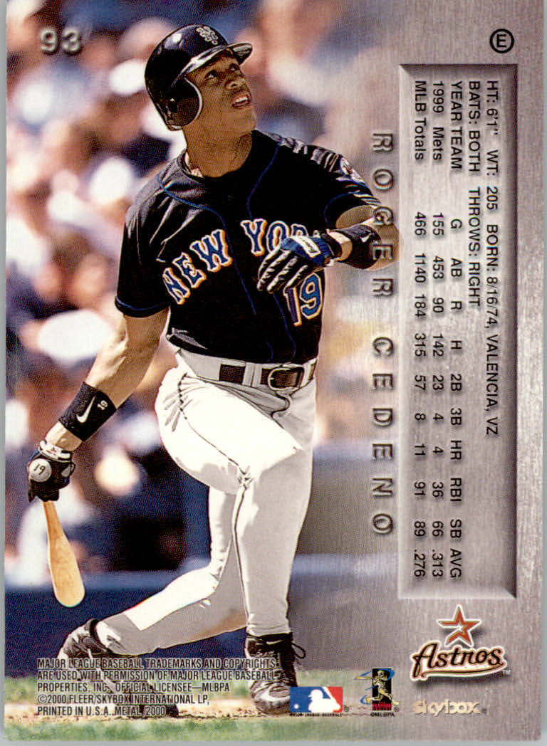 2000 Metal Baseball "Emerald" Parallel Cards - Picture 40 of 112