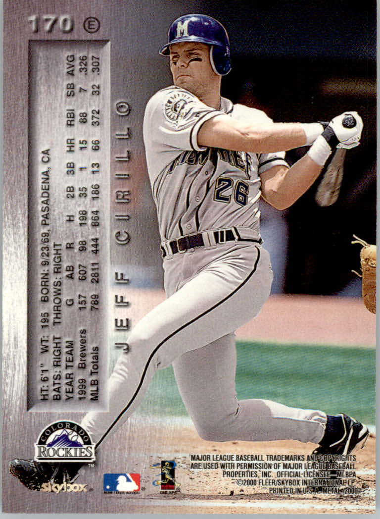 2000 Metal Baseball "Emerald" Parallel Cards - Picture 68 of 112