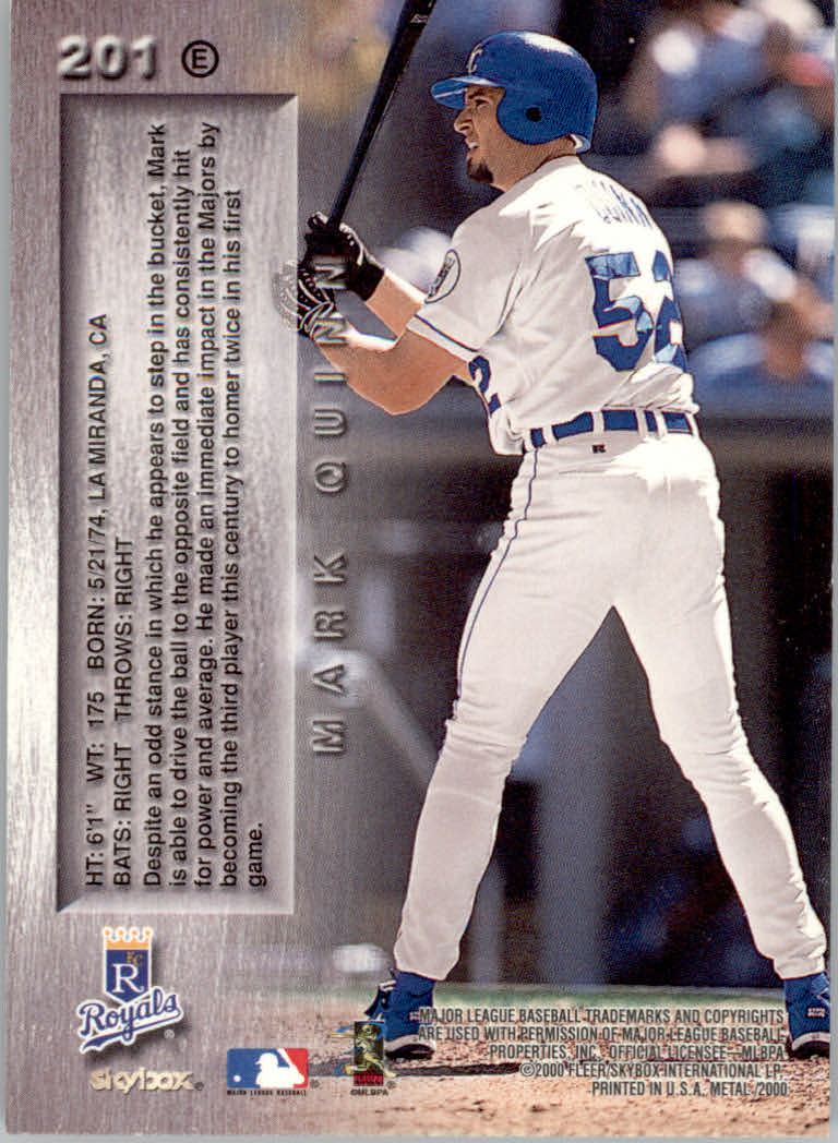 2000 Metal Baseball "Emerald" Parallel Cards - Picture 74 of 112