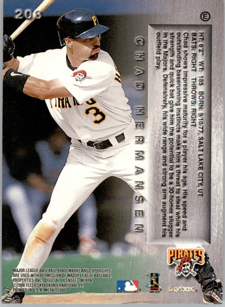 2000 Metal Baseball "Emerald" Parallel Cards - Picture 78 of 112