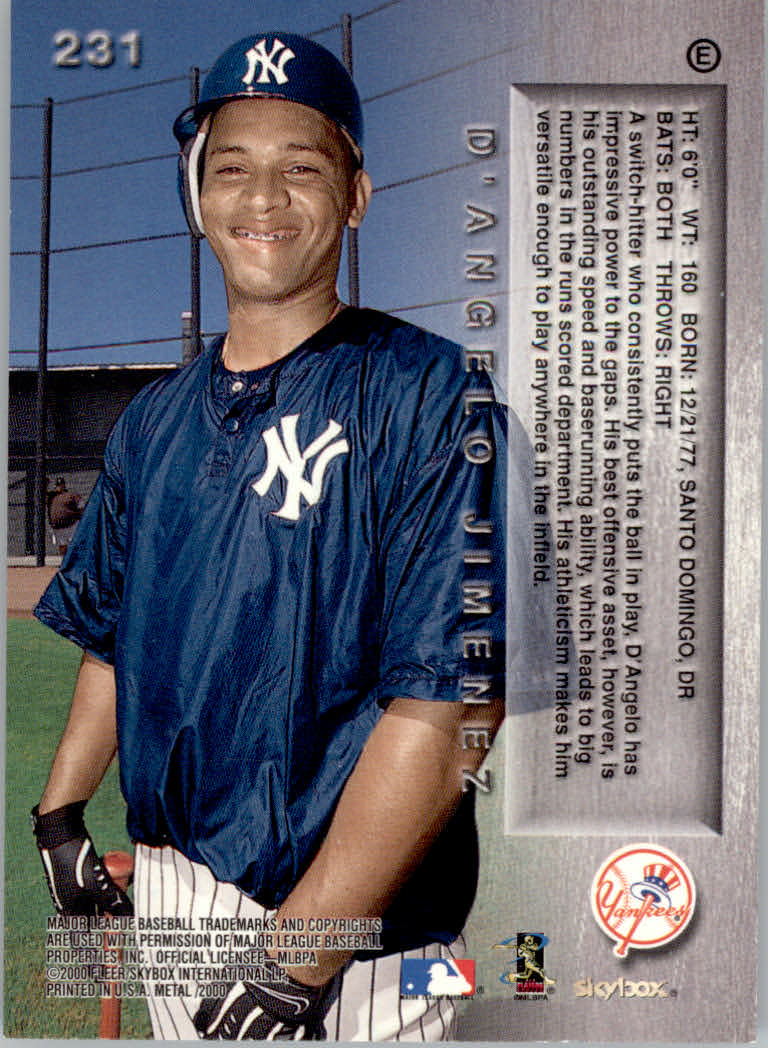 2000 Metal Baseball "Emerald" Parallel Cards - Picture 102 of 112