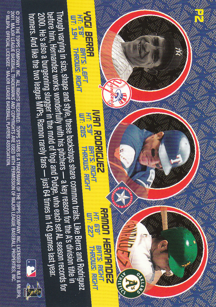 2001 Topps Stars Baseball - Picture 299 of 301