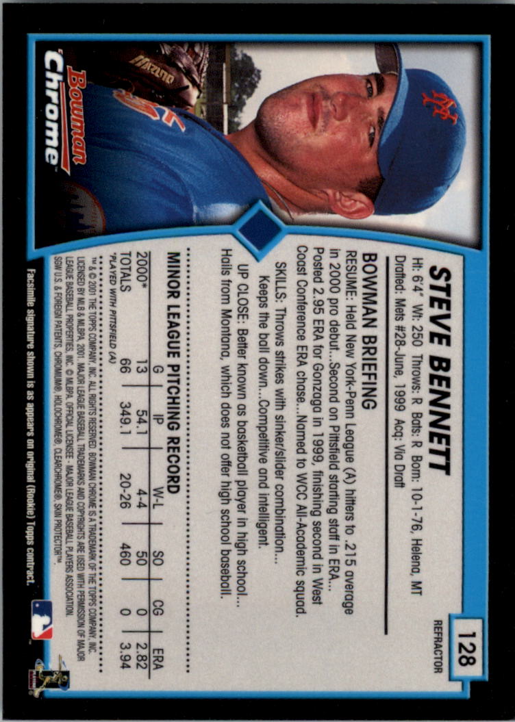 2001 Bowman Chrome Baseball YOU PICK - Bild 183 von 411