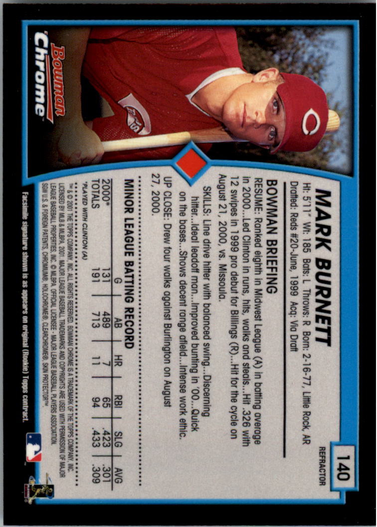 2001 Bowman Chrome Baseball YOU PICK - Bild 195 von 411