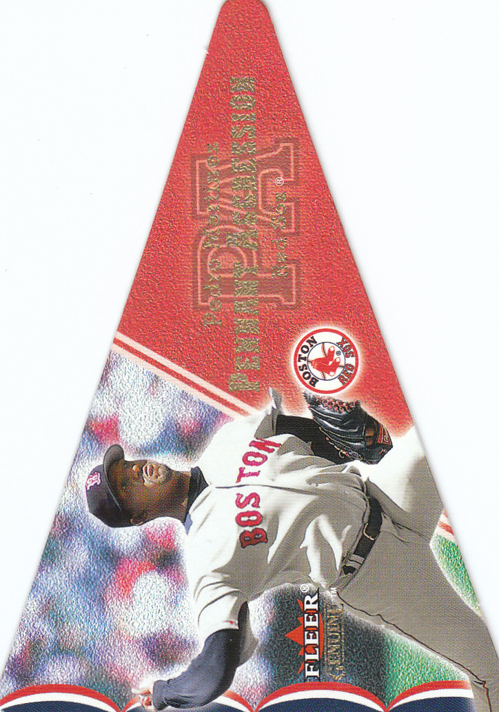 Tarjetas insertables Fleer 2001 genuinas de béisbol "en grande/banderín agresión" - Imagen 8 de 9