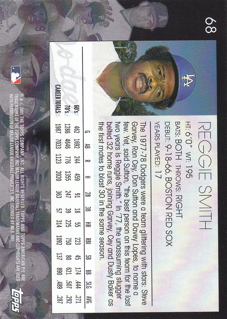2001 Topps American Pie Baseball - Picture 135 of 312