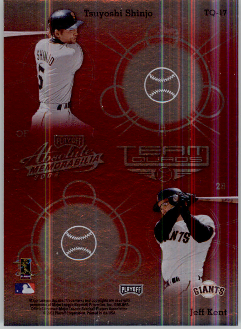 Carte "Inserisci e inserisci Parallelo" Baseball 2002 Memorabilia Assoluto - Foto 21 di 132