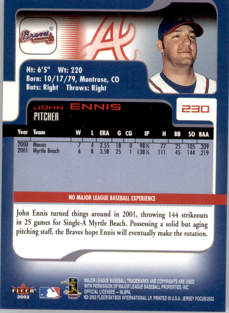 2002 Fleer Focus JE Baseball "Main Set" Cards - Picture 453 of 497
