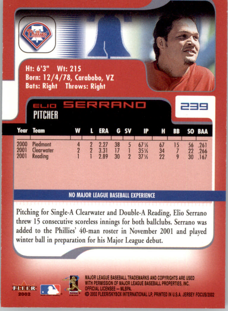 2002 Fleer Focus JE Baseball "Main Set" Cards - Picture 467 of 497