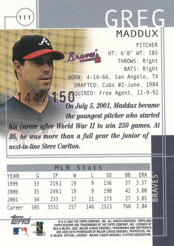 2002 Topps Reserve Baseball - Picture 85 of 87