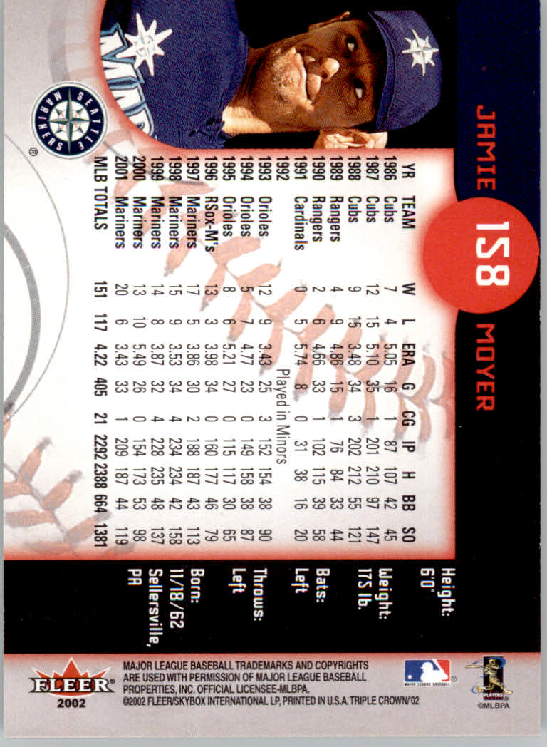 2002 Fleer Triple Crown Baseball "Main Set" Cards #151 to #270 - Bild 15 von 218
