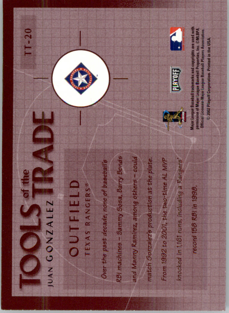 Carte "Inserisci e inserisci Parallelo" Baseball 2002 Memorabilia Assoluto - Foto 118 di 132