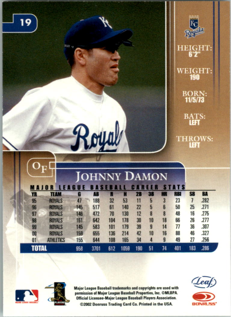 Your Choice *GOTBASEBALLCARDS 2002 Leaf Rookies and Stars Baseball #178-396 