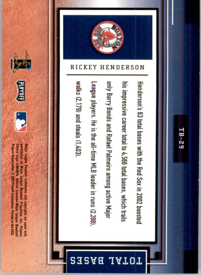 2003 Absolute Memorabilia Baseball "Insert and Insert Parallel" Cards - Picture 49 of 49