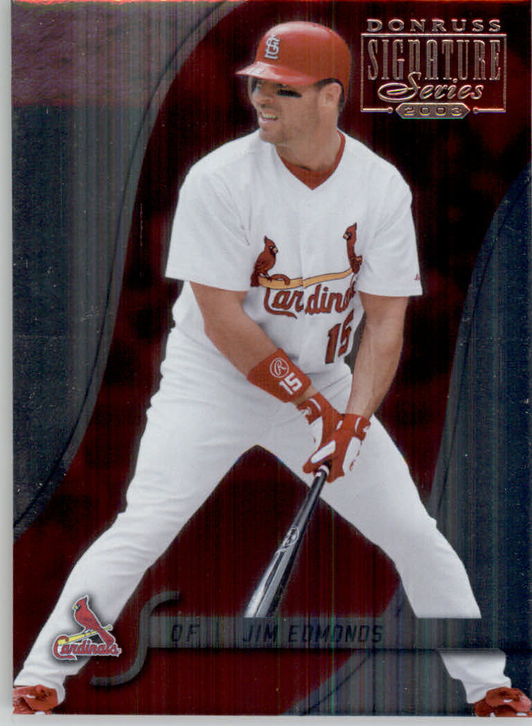2003 Donruss Signature Baseball "Main Set" Cards - Picture 16 of 47