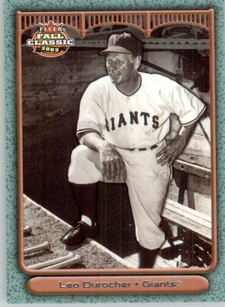 2003 Fleer Fall Classics Baseball "Main Set" Cards - Picture 112 of 197