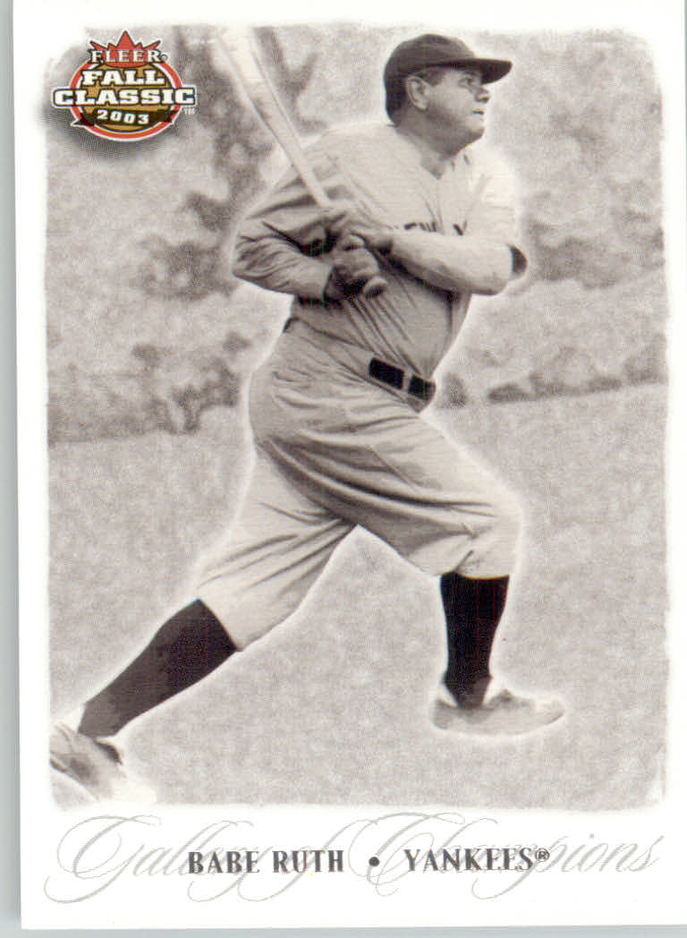 2003 Fleer Fall Classics Baseball "Main Set" Cards - Picture 166 of 197