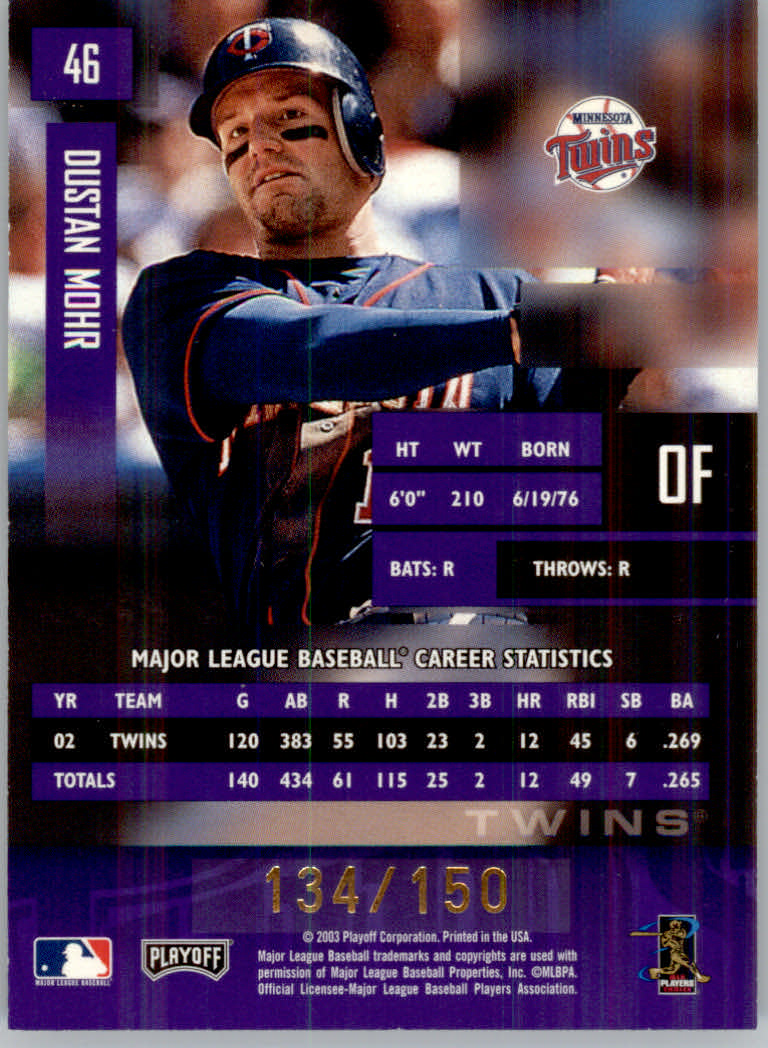 Tarjetas paralelas de béisbol 2003 Playoff Prestige "Xtra Points" - Imagen 11 de 31