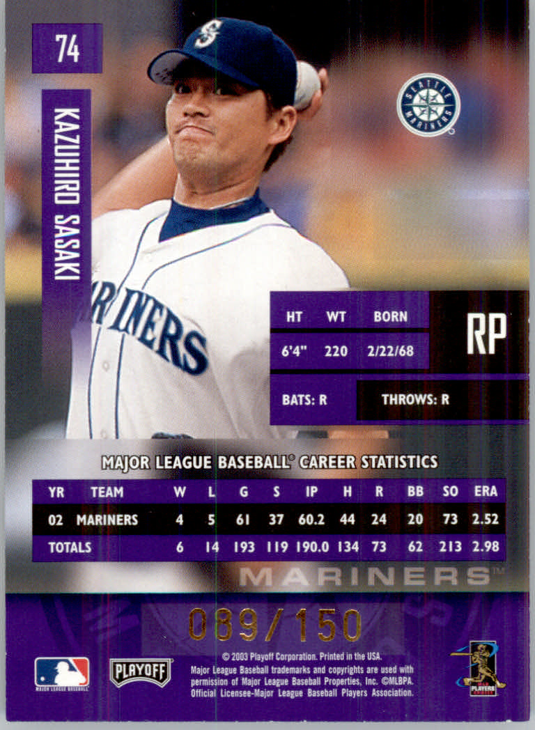 Tarjetas paralelas de béisbol 2003 Playoff Prestige "Xtra Points" - Imagen 17 de 31
