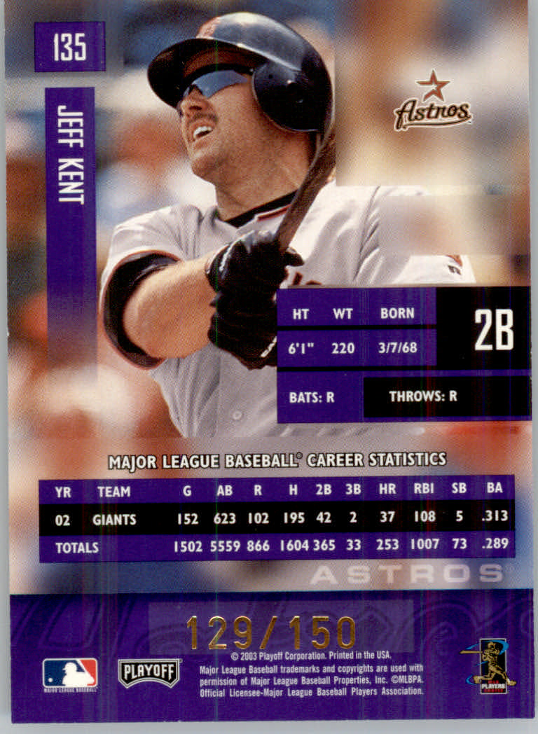 Tarjetas paralelas de béisbol 2003 Playoff Prestige "Xtra Points" - Imagen 25 de 31