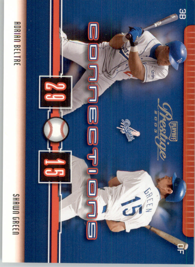 Tarjetas ""Insertar e insertar paralelas"" de béisbol Playoff Prestige 2003 - Imagen 12 de 36
