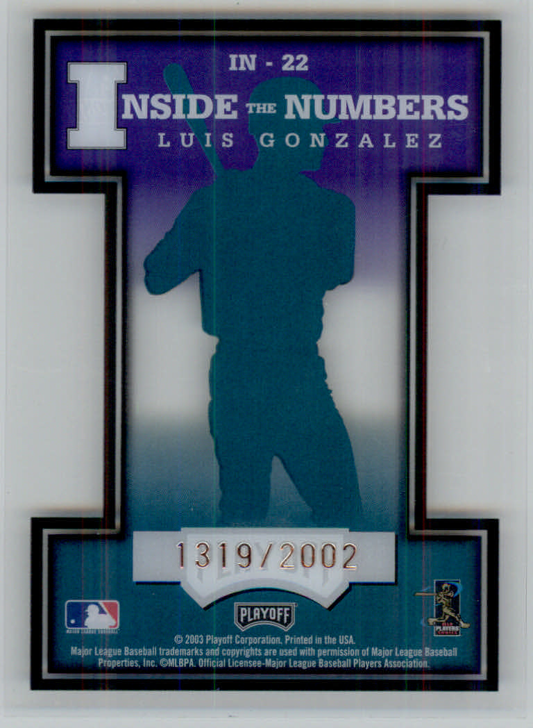 Tarjetas ""Insertar e insertar paralelas"" de béisbol Playoff Prestige 2003 - Imagen 28 de 36