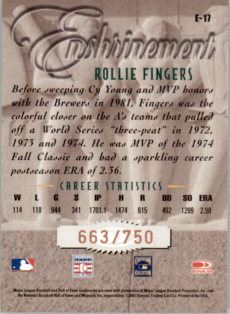 2003 Studio Baseball "Insert" Cards - Picture 11 of 43