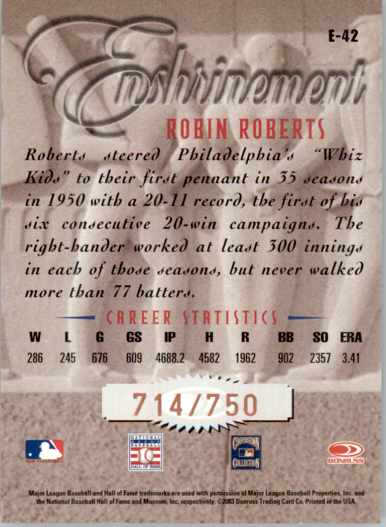 2003 Studio Baseball "Insert" Cards - Picture 13 of 43