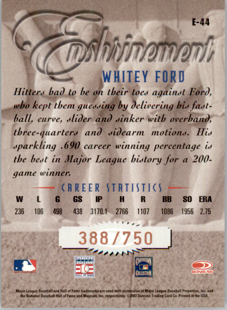 2003 Studio Baseball "Insert" Cards - Picture 15 of 43