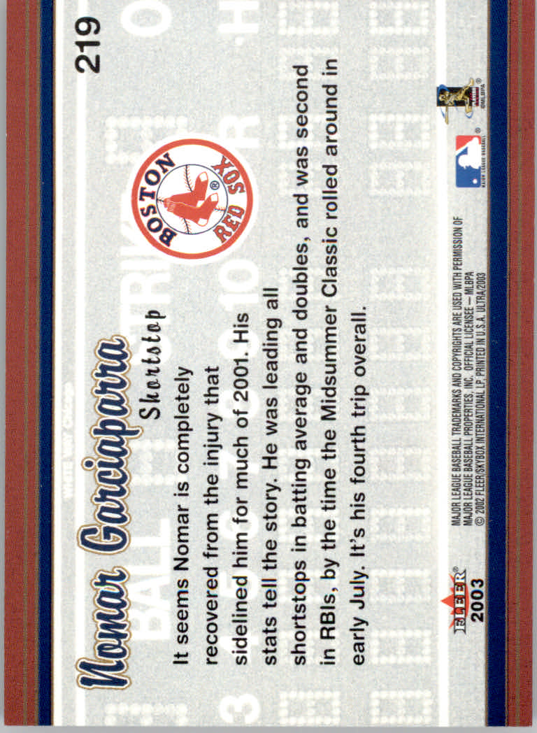 2003 Ultra (Fleer) Baseball "Main Set" Cards - Picture 409 of 459