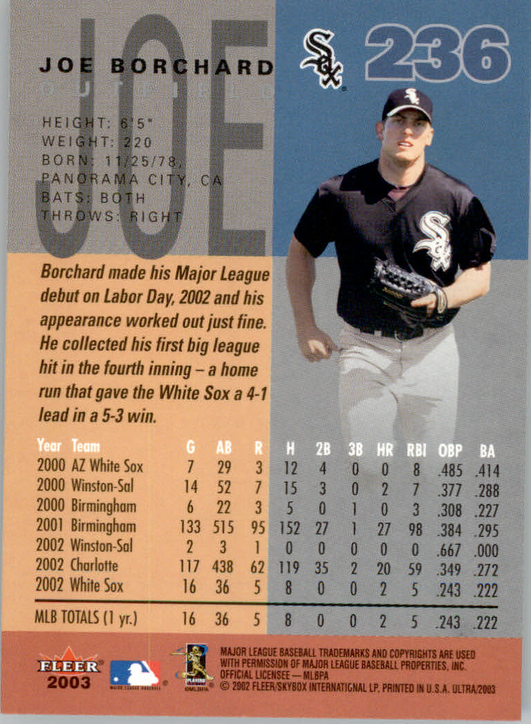 2003 Ultra (Fleer) Baseball "Main Set" Cards - Picture 435 of 459