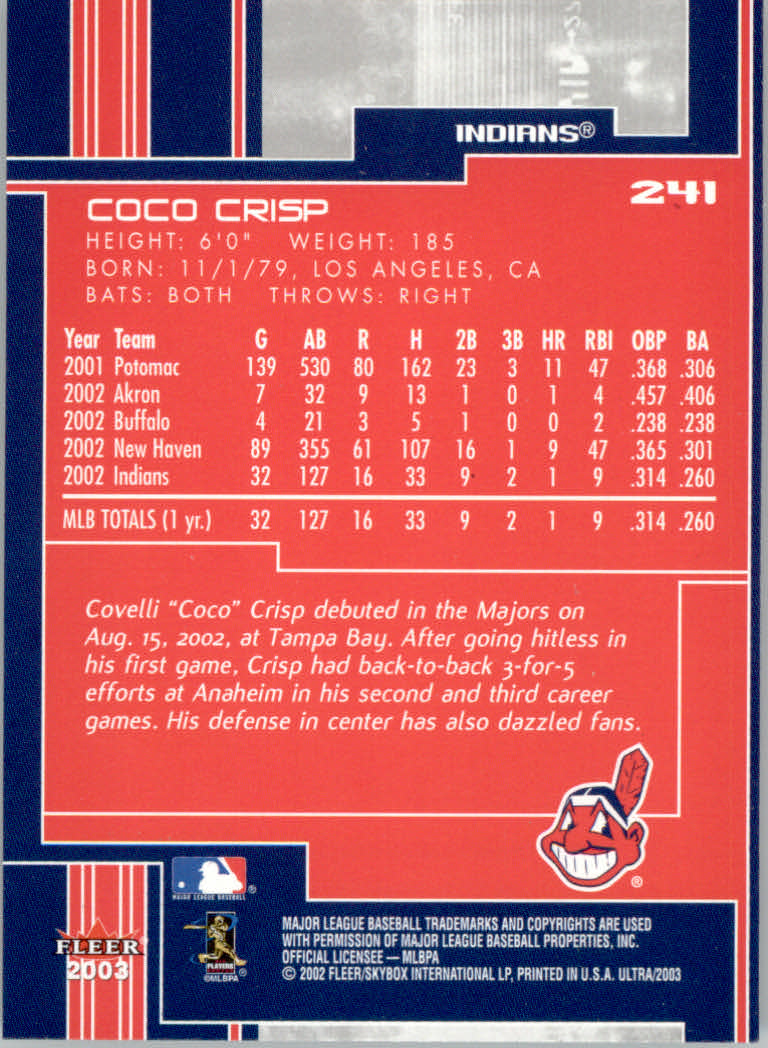 2003 Ultra (Fleer) Baseball "Main Set" Cards - Picture 443 of 459