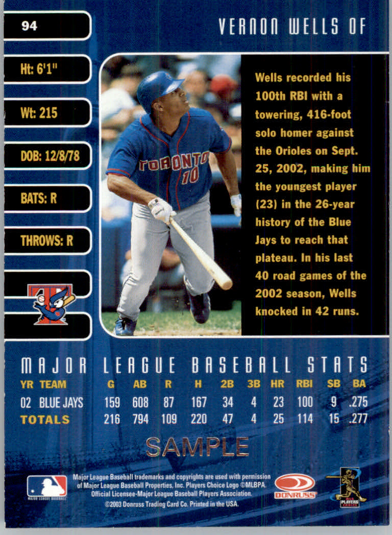 Carte Parallele Studio Baseball 2003 "Prove e Campioni" - Foto 19 di 19