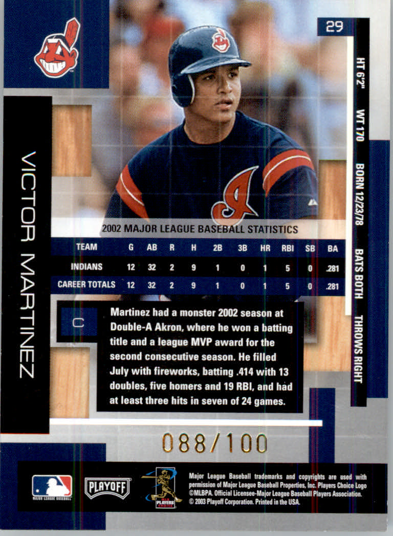 Carte Parallele "Spectrum" Baseball Memorabilia Assoluto 2003 - Foto 3 di 19