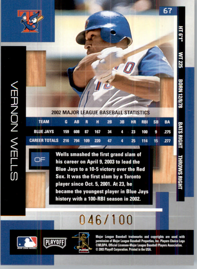 Carte Parallele "Spectrum" Baseball Memorabilia Assoluto 2003 - Foto 7 di 19