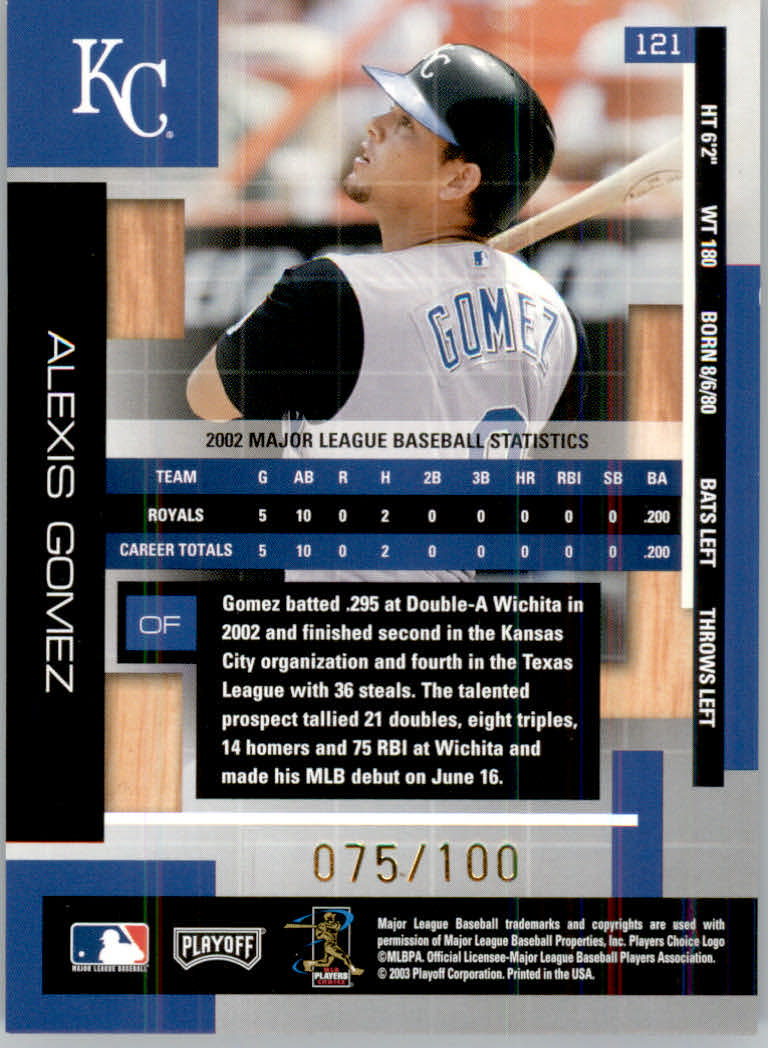 Carte Parallele "Spectrum" Baseball Memorabilia Assoluto 2003 - Foto 13 di 19