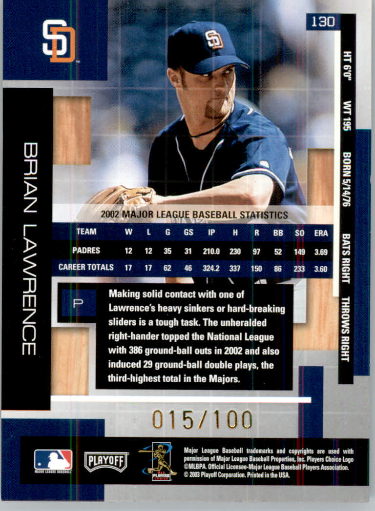 Carte Parallele "Spectrum" Baseball Memorabilia Assoluto 2003 - Foto 15 di 19