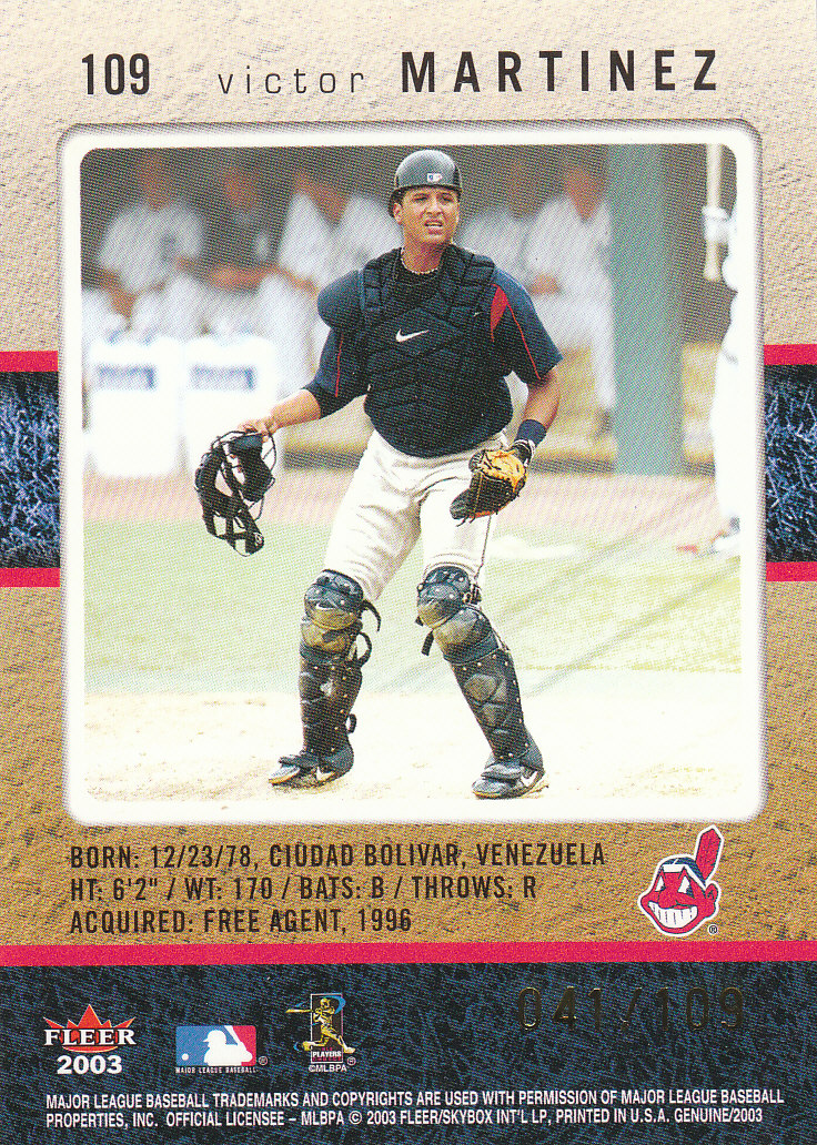Tarjetas paralelas de béisbol genuino Fleer 2003 ""reflejo ascendente/descendente - Imagen 11 de 17
