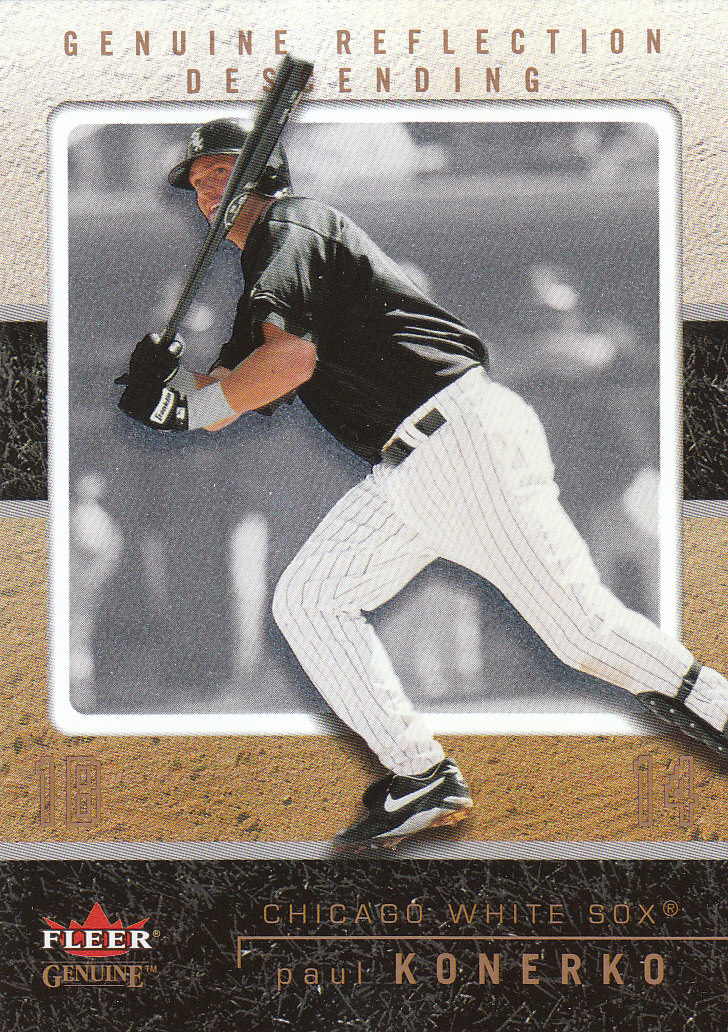 Tarjetas paralelas de béisbol genuino Fleer 2003 ""reflejo ascendente/descendente - Imagen 6 de 17