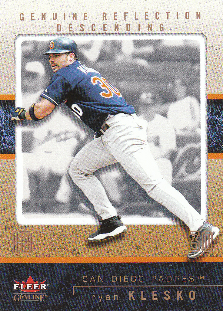 Tarjetas paralelas de béisbol genuino Fleer 2003 ""reflejo ascendente/descendente - Imagen 4 de 17