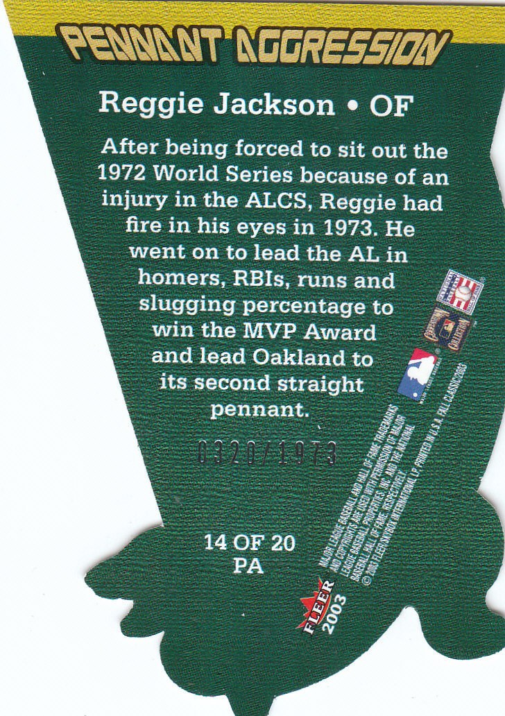 2003 Fleer Fall Classics Baseball "Insert" Cards - Picture 23 of 51