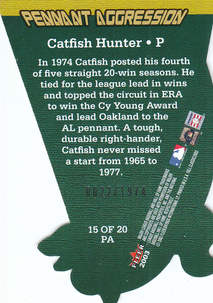 2003 Fleer Fall Classics Baseball "Insert" Cards - Picture 25 of 51
