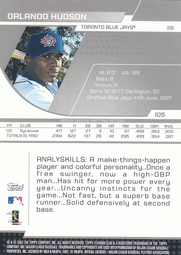 2003 Stadium Club Baseball - Picture 191 of 298