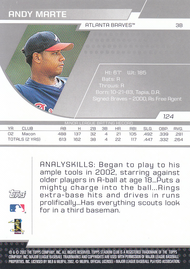 2003 Stadium Club Baseball - Picture 221 of 298