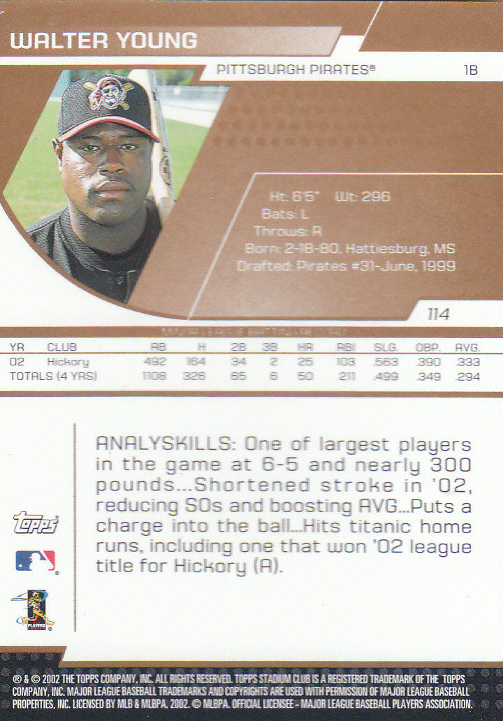 2003 Stadium Club Baseball - Picture 289 of 298
