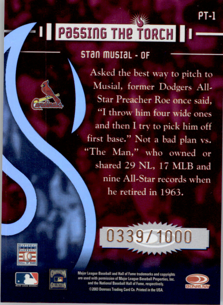 Carte Donruss Elite Baseball 2003 "Inserto e Parallelo" - Foto 21 di 23