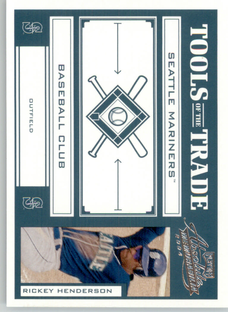 2004 Absolute Memorabilia Baseball "Insert and Insert Parallel" Cards