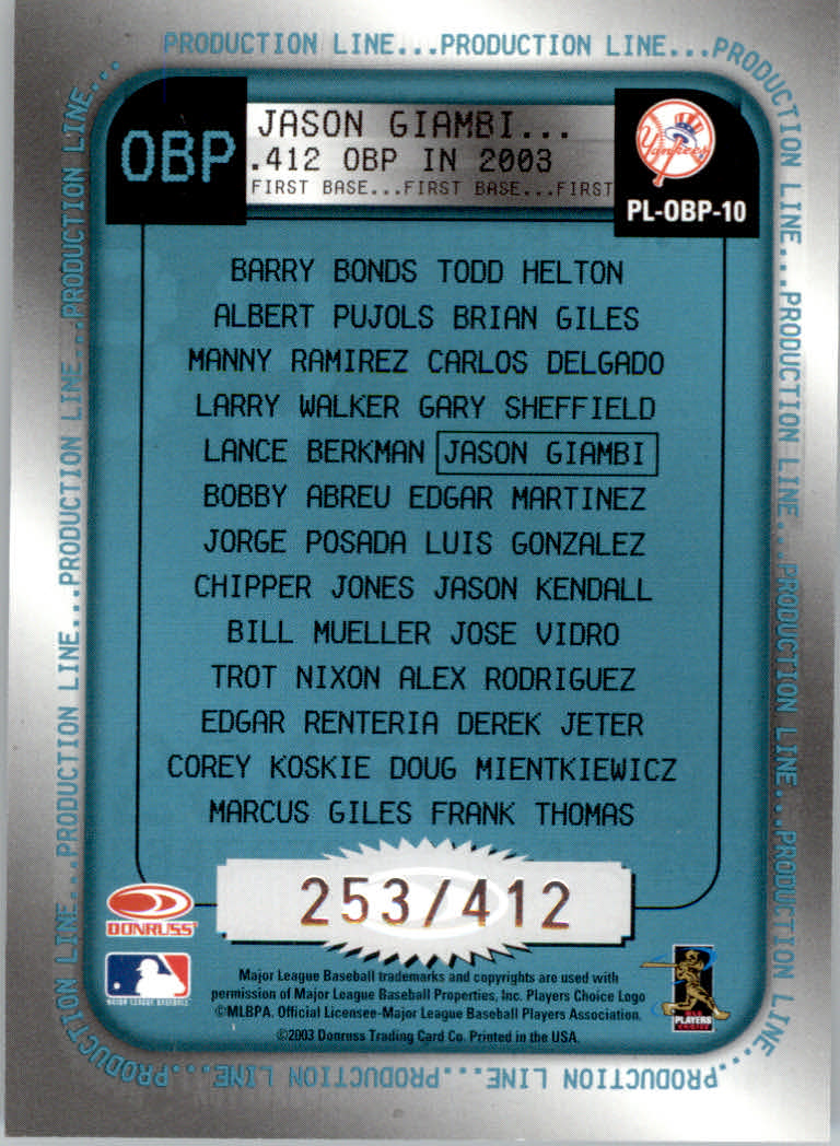2004 Donruss Baseball "Insert and Insert Parallel" Cards - Picture 87 of 93