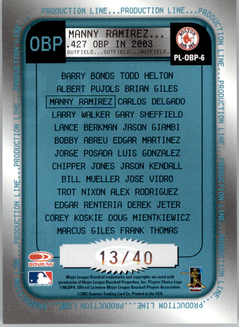 2004 Donruss Baseball "Insert and Insert Parallel" Cards - Picture 89 of 93